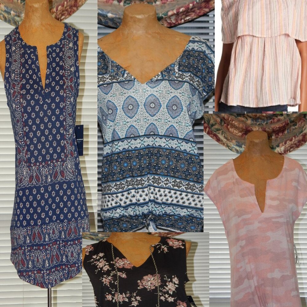 NWT $258 5 LUCKY BRAND Tops XS 2 4